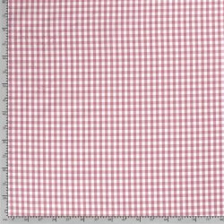 Cotton poplin yarn dyed - Vichy Karo10mm antique pink