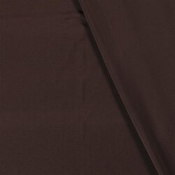 Jersey de coton *Gaby* BIO-Organic - marron foncé