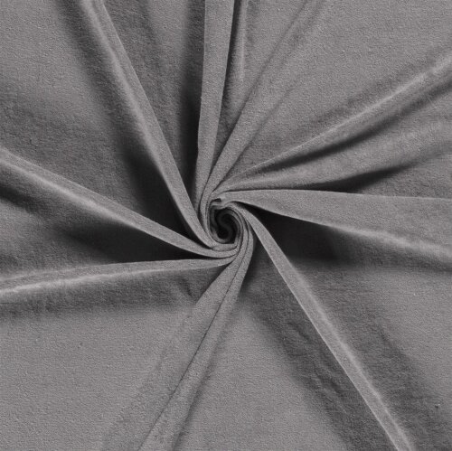 Stretch terry cloth *Marie* - steel grey