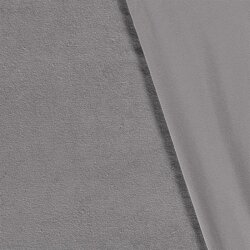 Stretch terry cloth *Marie* - steel grey