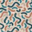 Dekostoff Leinen-Optik SCRIBBLY
