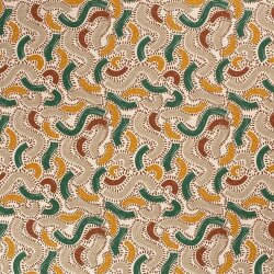 Dekostoff Leinen-Optik SCRIBBLY