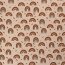 Interieurstoff Leinen-Optik Makramee Regenbogen - cremebeige