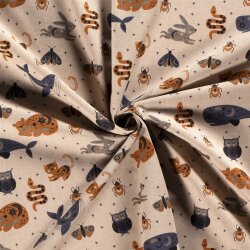 Interieurstoff Leinen-Optik ANIMALS