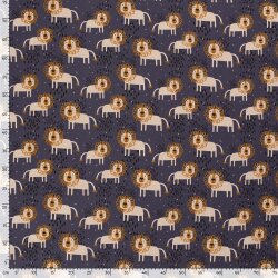 Interieurstoff Leinen-Optik LIONS