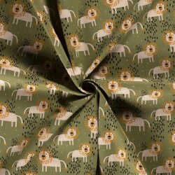 Interieurstoff Leinen-Optik LIONS