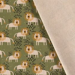 Interieurstoff Leinen-Optik LIONS
