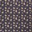 Interieurstoff Leinen-Optik Raketen - indigo