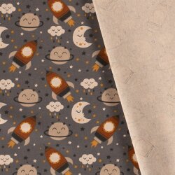 Interieurstoff Leinen-Optik SPACE