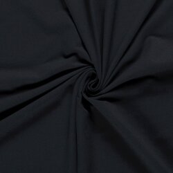 French Terry *Marie* uni - bleu-noir