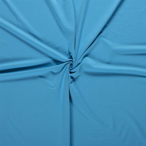 French Terry *Marie* Plain - Azure