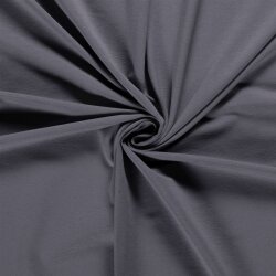 French Terry *Marie* Uni - dark grey