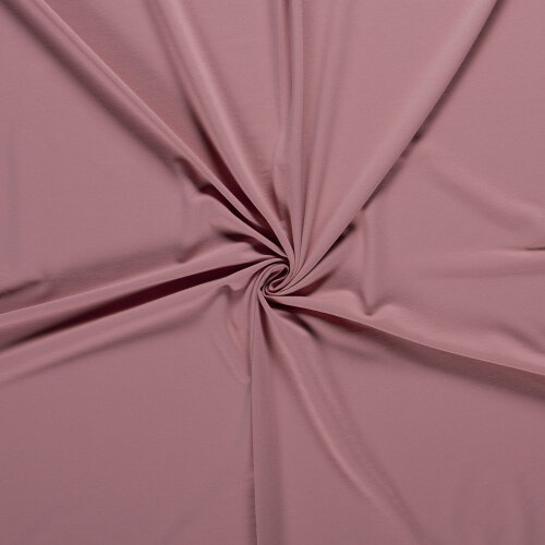 French Terry *Marie* Uni - rosa antico freddo