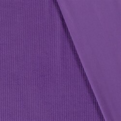 Large velours côtelé *Marie* grossier - violet