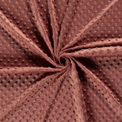 Minky Fleece *Marie* - rojo ladrillo suave