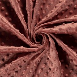 Minky Fleece *Marie* - soft brick red