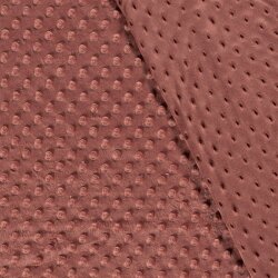 Minky Fleece *Marie* - soft brick red