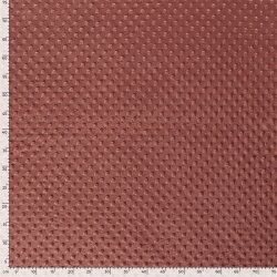Minky Fleece *Marie* - soft brick red