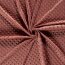 Minky Fleece *Marie* - soft brick red