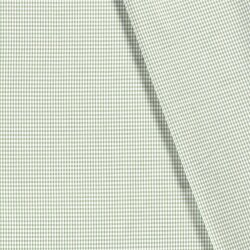 Cotton poplin yarn dyed Vichy check 2mm - antique mint