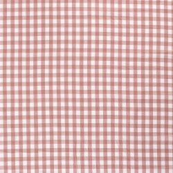 Baumwollpopeline garngefärbt Vichy Karo??mm - antikpink