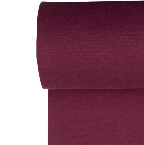 Pletené manžety *Gaby* BIO~Organic - tmavě purpurová
