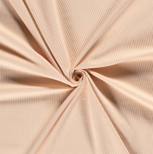 Waffle jersey *Marie* - soft salmon