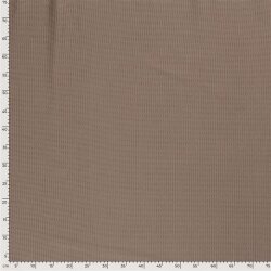 Waffle jersey *Marie* - soft taupe