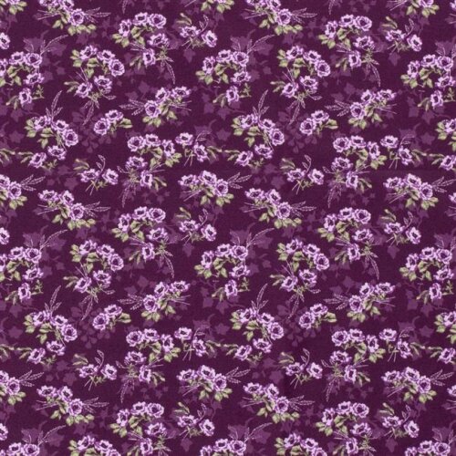 Flores de popelina de algodón
