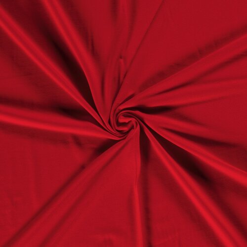 Cotton piqué - red