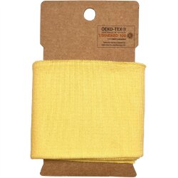 CO/EL CUFFS 1X1 RIB 8CM PLAIN