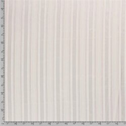 Chiffon Damast Lurex Streifen - creme