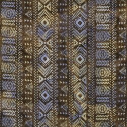 ALGODÓN BATIK ARTESANAL ÚNICO - MARRÓN