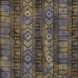 ALGODÓN BATIK ARTESANAL ÚNICO - MARRÓN