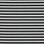 French Terry Streifen - altweiß/dunkelblau