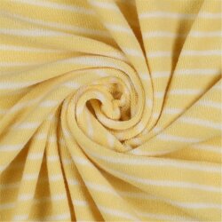 TOWELLING YARN TEINT Rayures - HONEY / OFF WHITE