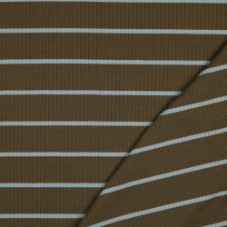 HILO DE COSTILLA TEÑIDO Rayas - ARMY GREEN / MINT