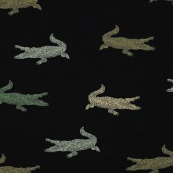 JERSEY COCCODRILLO - NERO