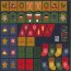 Baumwollpopeline Digital Panel Adventskalender - dunkelblau