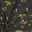 Jersey de algodón Digital Forest Animals - oliva oscuro
