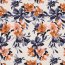 French Terry Digital Flowers - cream