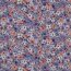 Cotton poplin digital flowers - sky blue