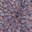Popeline de coton Digital Fleurs - bleu ciel