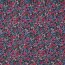 Cotton poplin digital small flowers - dark blue