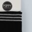 CUFFS LUREX 7CM - ARGENT NOIR