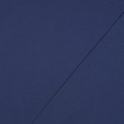 Katoenen tricot *Vera* - denimblauw