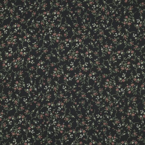 CHIFFON Flowers - BLACK