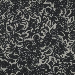 CHIFFON Flowers - BLACK