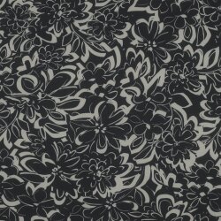 CHIFFON Flowers - BLACK