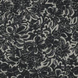 CHIFFON Flowers - BLACK